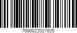 Código de barras (EAN, GTIN, SKU, ISBN): '7890022027825'