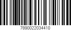 Código de barras (EAN, GTIN, SKU, ISBN): '7890022034410'