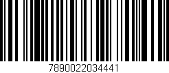 Código de barras (EAN, GTIN, SKU, ISBN): '7890022034441'