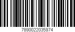 Código de barras (EAN, GTIN, SKU, ISBN): '7890022035974'