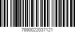 Código de barras (EAN, GTIN, SKU, ISBN): '7890022037121'