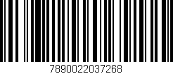 Código de barras (EAN, GTIN, SKU, ISBN): '7890022037268'