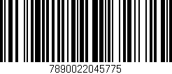 Código de barras (EAN, GTIN, SKU, ISBN): '7890022045775'