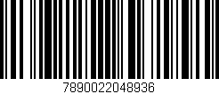 Código de barras (EAN, GTIN, SKU, ISBN): '7890022048936'