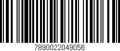 Código de barras (EAN, GTIN, SKU, ISBN): '7890022049056'