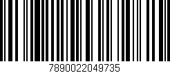 Código de barras (EAN, GTIN, SKU, ISBN): '7890022049735'