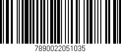 Código de barras (EAN, GTIN, SKU, ISBN): '7890022051035'