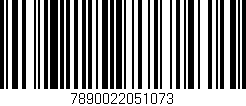 Código de barras (EAN, GTIN, SKU, ISBN): '7890022051073'