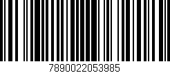Código de barras (EAN, GTIN, SKU, ISBN): '7890022053985'