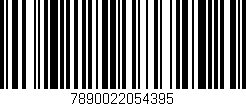 Código de barras (EAN, GTIN, SKU, ISBN): '7890022054395'