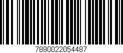 Código de barras (EAN, GTIN, SKU, ISBN): '7890022054487'