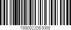 Código de barras (EAN, GTIN, SKU, ISBN): '7890022063069'