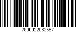 Código de barras (EAN, GTIN, SKU, ISBN): '7890022063557'