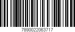 Código de barras (EAN, GTIN, SKU, ISBN): '7890022063717'
