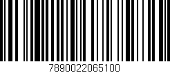 Código de barras (EAN, GTIN, SKU, ISBN): '7890022065100'