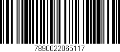 Código de barras (EAN, GTIN, SKU, ISBN): '7890022065117'