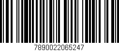 Código de barras (EAN, GTIN, SKU, ISBN): '7890022065247'