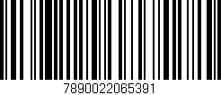 Código de barras (EAN, GTIN, SKU, ISBN): '7890022065391'