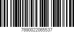Código de barras (EAN, GTIN, SKU, ISBN): '7890022065537'