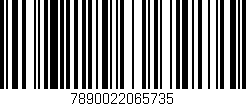 Código de barras (EAN, GTIN, SKU, ISBN): '7890022065735'