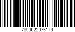 Código de barras (EAN, GTIN, SKU, ISBN): '7890022075178'