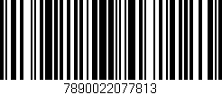 Código de barras (EAN, GTIN, SKU, ISBN): '7890022077813'