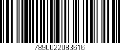 Código de barras (EAN, GTIN, SKU, ISBN): '7890022083616'