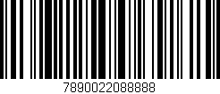 Código de barras (EAN, GTIN, SKU, ISBN): '7890022088888'