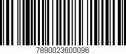 Código de barras (EAN, GTIN, SKU, ISBN): '7890023600096'