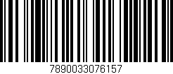 Código de barras (EAN, GTIN, SKU, ISBN): '7890033076157'