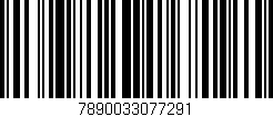 Código de barras (EAN, GTIN, SKU, ISBN): '7890033077291'
