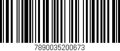 Código de barras (EAN, GTIN, SKU, ISBN): '7890035200673'
