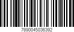 Código de barras (EAN, GTIN, SKU, ISBN): '7890045036392'