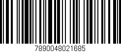 Código de barras (EAN, GTIN, SKU, ISBN): '7890048021685'