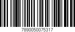 Código de barras (EAN, GTIN, SKU, ISBN): '7890050075317'