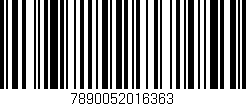 Código de barras (EAN, GTIN, SKU, ISBN): '7890052016363'
