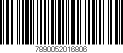Código de barras (EAN, GTIN, SKU, ISBN): '7890052016806'