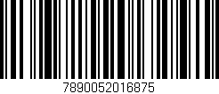 Código de barras (EAN, GTIN, SKU, ISBN): '7890052016875'