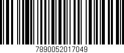 Código de barras (EAN, GTIN, SKU, ISBN): '7890052017049'
