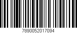 Código de barras (EAN, GTIN, SKU, ISBN): '7890052017094'