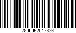 Código de barras (EAN, GTIN, SKU, ISBN): '7890052017636'
