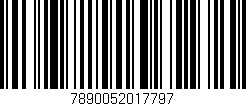 Código de barras (EAN, GTIN, SKU, ISBN): '7890052017797'