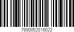 Código de barras (EAN, GTIN, SKU, ISBN): '7890052018022'