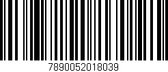 Código de barras (EAN, GTIN, SKU, ISBN): '7890052018039'