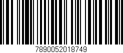 Código de barras (EAN, GTIN, SKU, ISBN): '7890052018749'