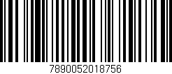 Código de barras (EAN, GTIN, SKU, ISBN): '7890052018756'