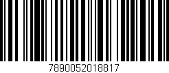 Código de barras (EAN, GTIN, SKU, ISBN): '7890052018817'