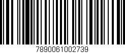 Código de barras (EAN, GTIN, SKU, ISBN): '7890061002739'