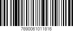Código de barras (EAN, GTIN, SKU, ISBN): '7890061011816'