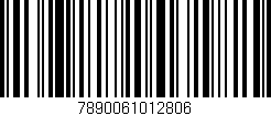 Código de barras (EAN, GTIN, SKU, ISBN): '7890061012806'